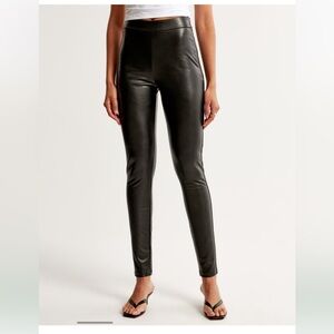 NEW Abercrombie & Fitch classic vegan leather legging size XL